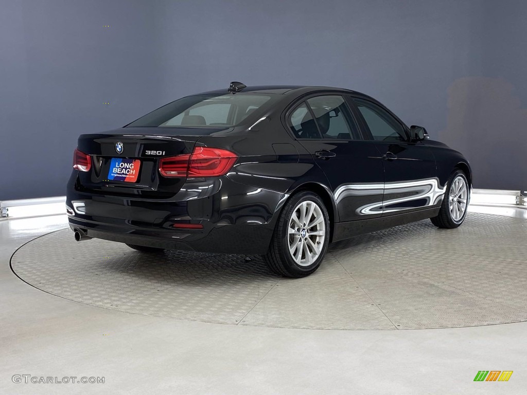 2018 3 Series 320i Sedan - Jet Black / Black photo #5