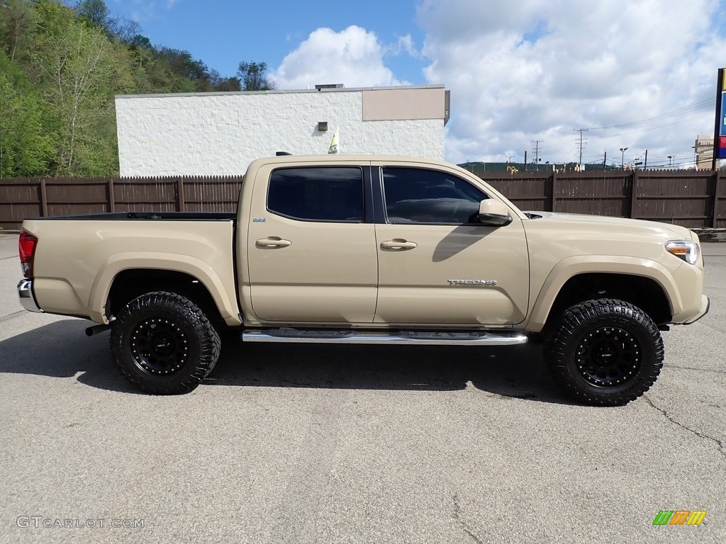 2020 Tacoma SR5 Double Cab 4x4 - Quicksand / Black photo #6