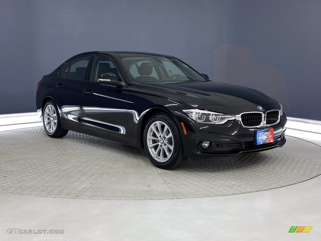 2018 3 Series 320i Sedan - Jet Black / Black photo #37