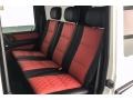 2018 Mercedes-Benz G designo Classic Red Interior Rear Seat Photo