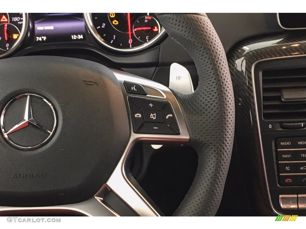 2018 Mercedes-Benz G 63 AMG designo Classic Red Steering Wheel Photo #141861676