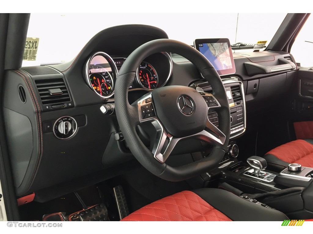 2018 Mercedes-Benz G 63 AMG designo Classic Red Dashboard Photo #141861682