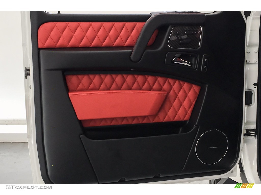 2018 Mercedes-Benz G 63 AMG designo Classic Red Door Panel Photo #141861745