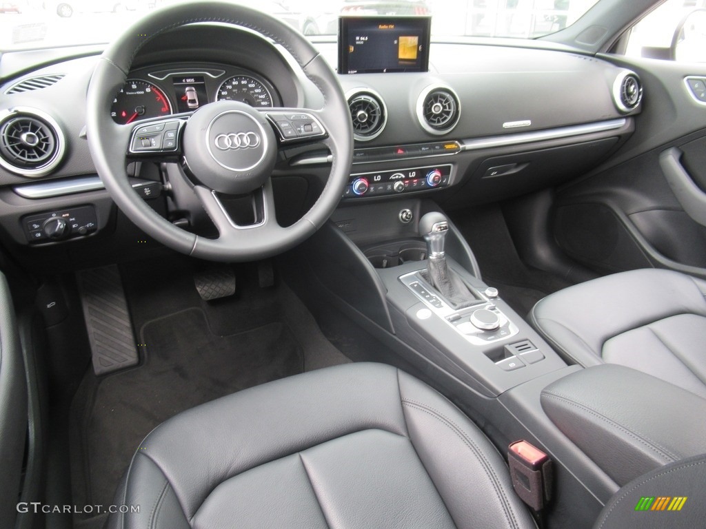 Black Interior 2020 Audi A3 2.0 S Line Premium quattro Photo #141862837