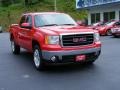 2007 Fire Red GMC Sierra 1500 SLT Crew Cab 4x4  photo #4