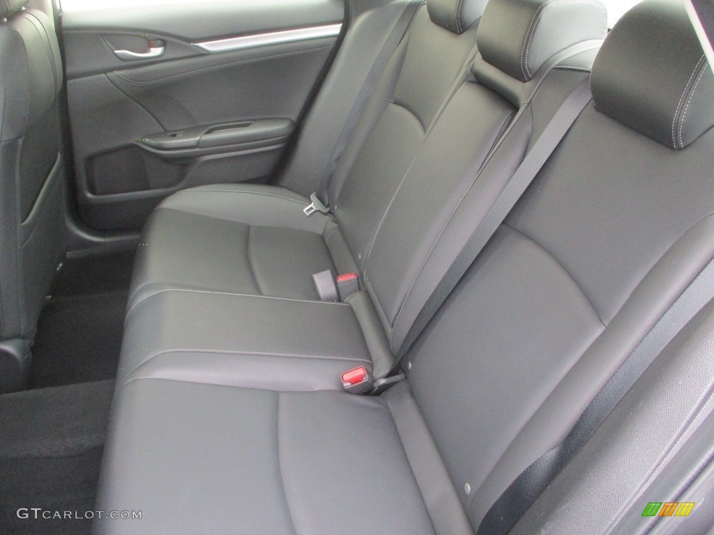 Black Interior 2018 Honda Civic EX-L Sedan Photo #141864280