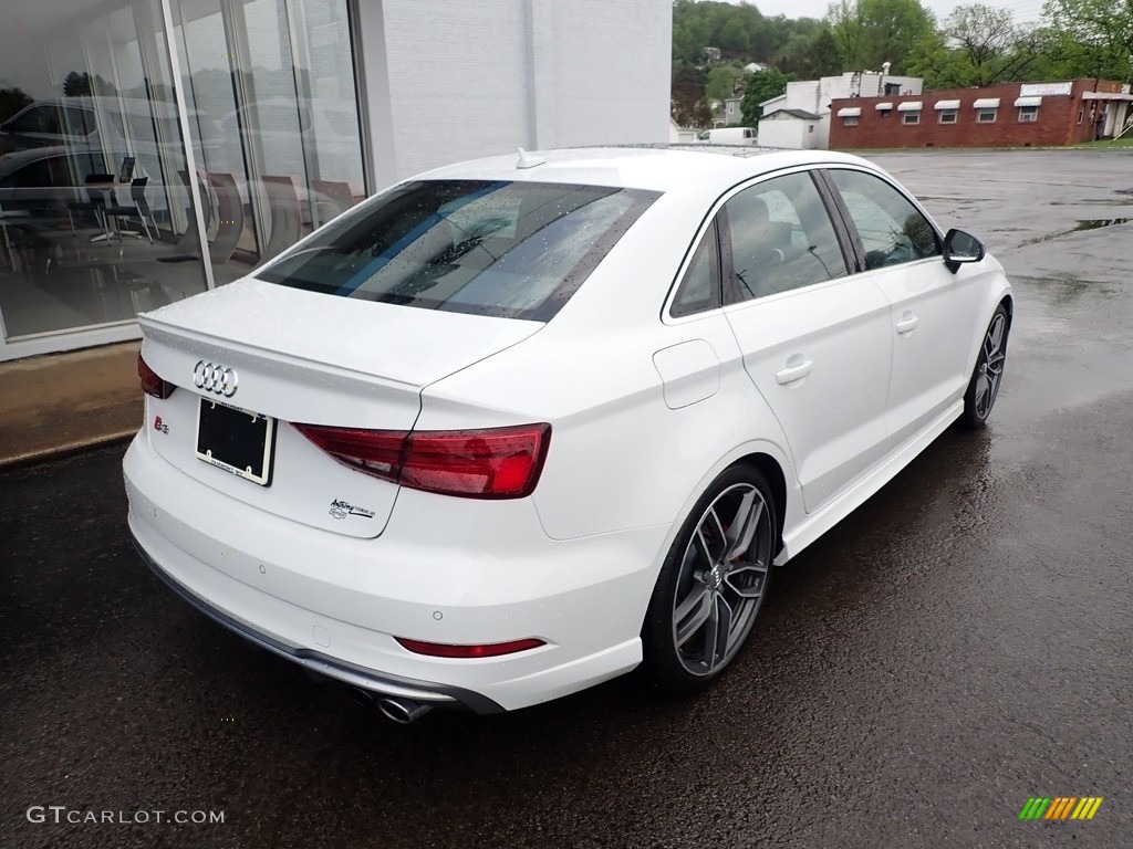 2018 S3 2.0T Premium Plus - Glacier White Metallic / Black photo #4