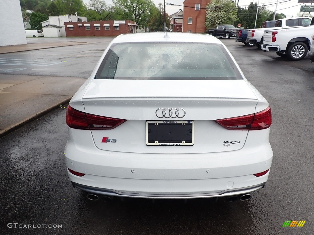 2018 S3 2.0T Premium Plus - Glacier White Metallic / Black photo #5