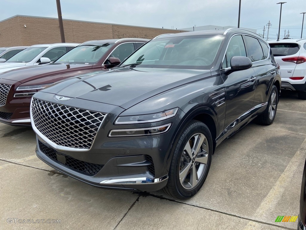 Himalayan Gray 2021 Genesis GV80 3.5T AWD Exterior Photo #141865096