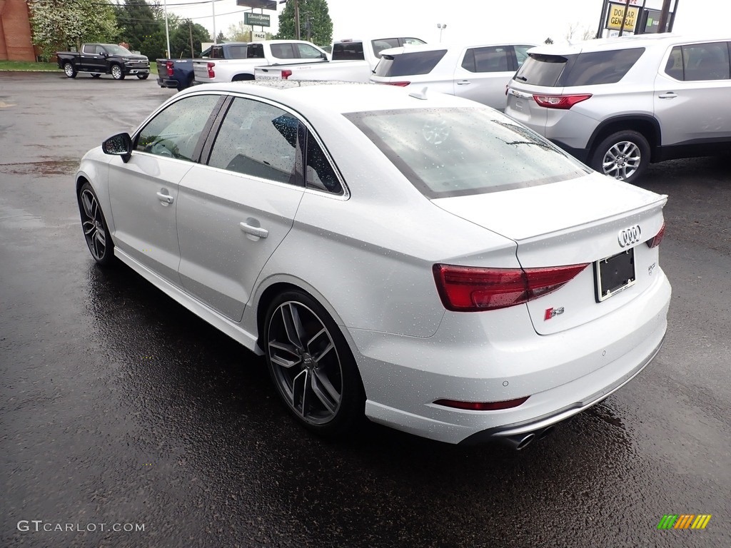 2018 S3 2.0T Premium Plus - Glacier White Metallic / Black photo #6