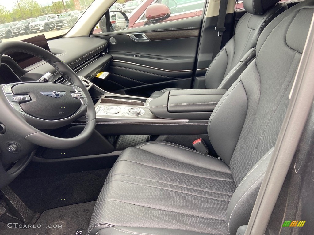 Black Interior 2021 Genesis GV80 3.5T AWD Photo #141865134