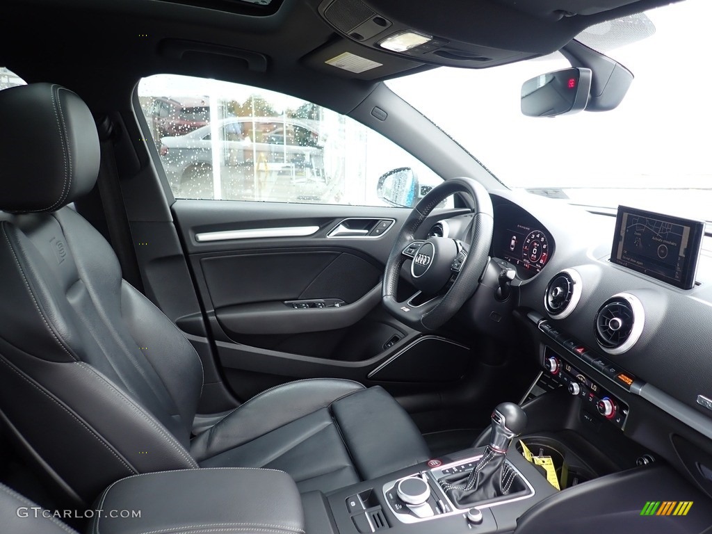 2018 S3 2.0T Premium Plus - Glacier White Metallic / Black photo #10
