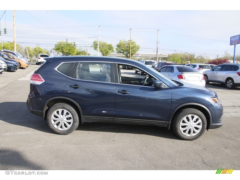 2016 Rogue S AWD - Arctic Blue Metallic / Charcoal photo #4
