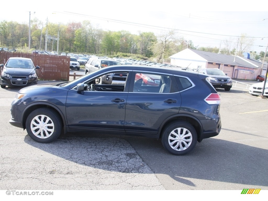 2016 Rogue S AWD - Arctic Blue Metallic / Charcoal photo #8
