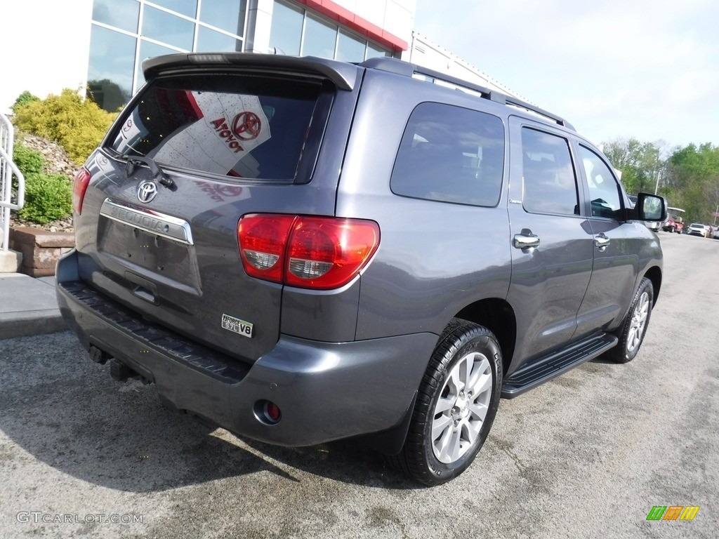 2013 Sequoia Limited 4WD - Magnetic Gray Metallic / Black photo #17