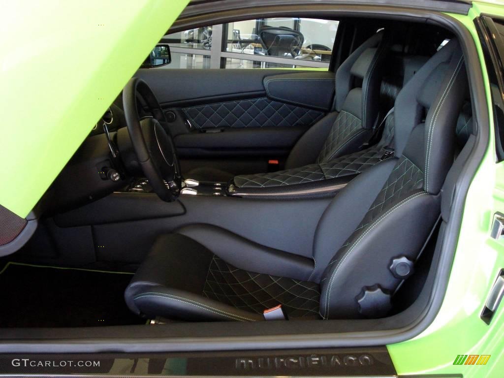 Nero Perseus Interior 2009 Lamborghini Murcielago LP640 Coupe Photo #1418699