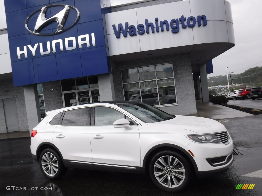 2016 MKX Reserve AWD - White Platinum / Cappuccino photo #2