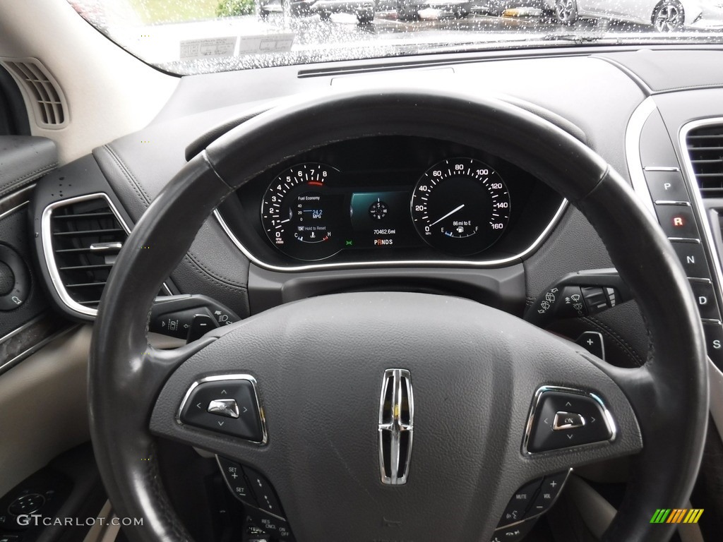 2016 Lincoln MKX Reserve AWD Cappuccino Steering Wheel Photo #141872176