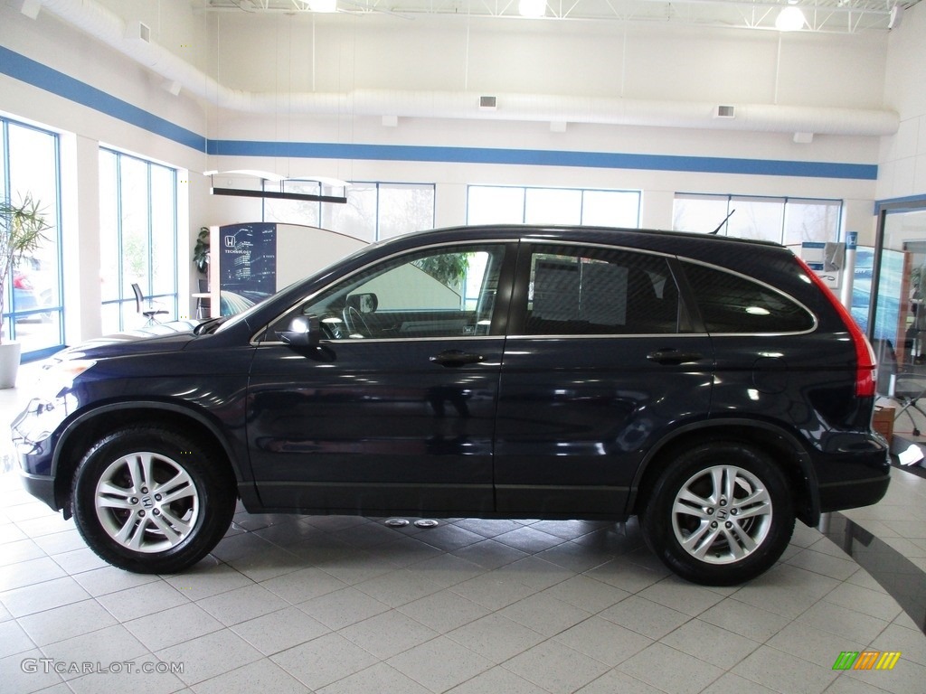 2010 CR-V EX AWD - Royal Blue Pearl / Black photo #10