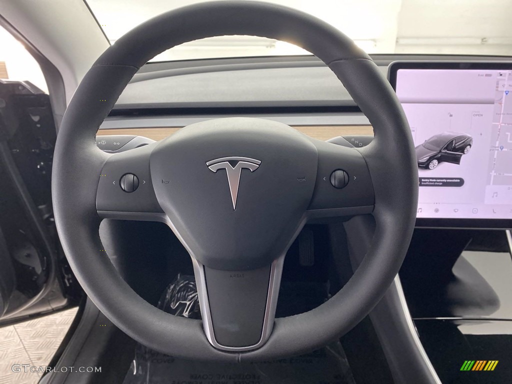 2020 Tesla Model 3 Standard Range Steering Wheel Photos
