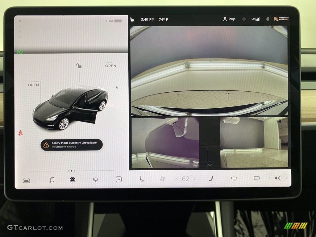 2020 Tesla Model 3 Standard Range Controls Photos