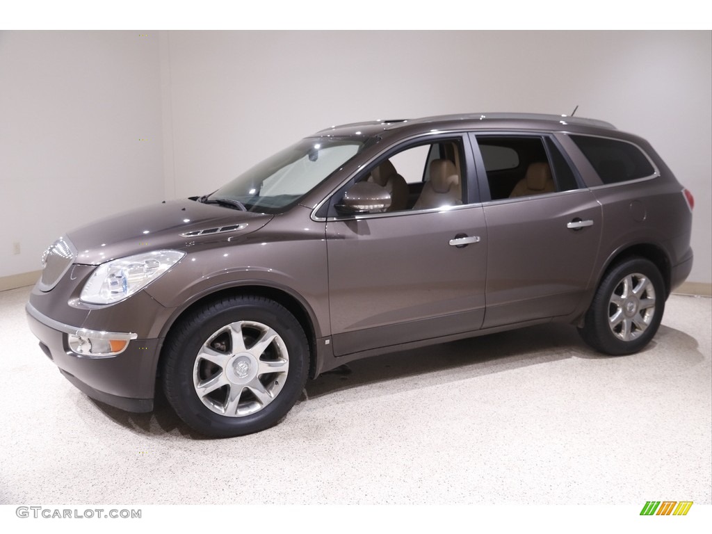 2010 Enclave CXL AWD - Cocoa Metallic / Cashmere/Cocoa photo #3