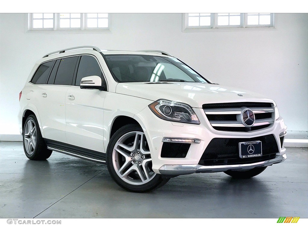 designo Diamond White Metallic 2016 Mercedes-Benz GL 550 4Matic Exterior Photo #141874195