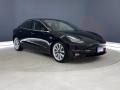 Solid Black 2020 Tesla Model 3 Standard Range Exterior