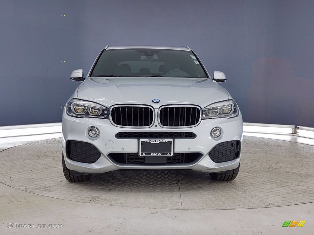 2018 X5 xDrive35d - Glacier Silver Metallic / Black photo #2