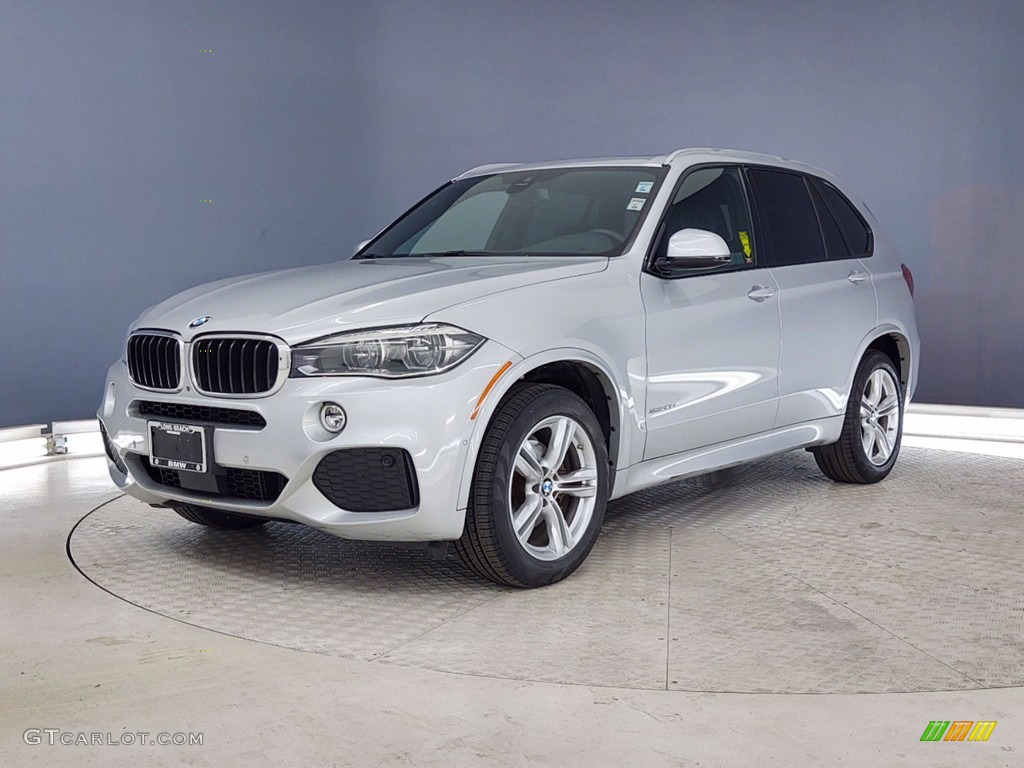 2018 X5 xDrive35d - Glacier Silver Metallic / Black photo #3