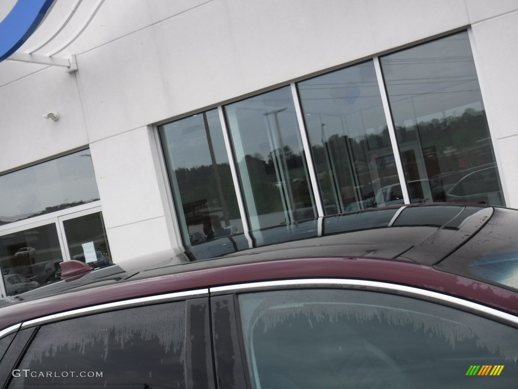 2017 Edge SEL AWD - Ruby Red Metallic / Ebony photo #4