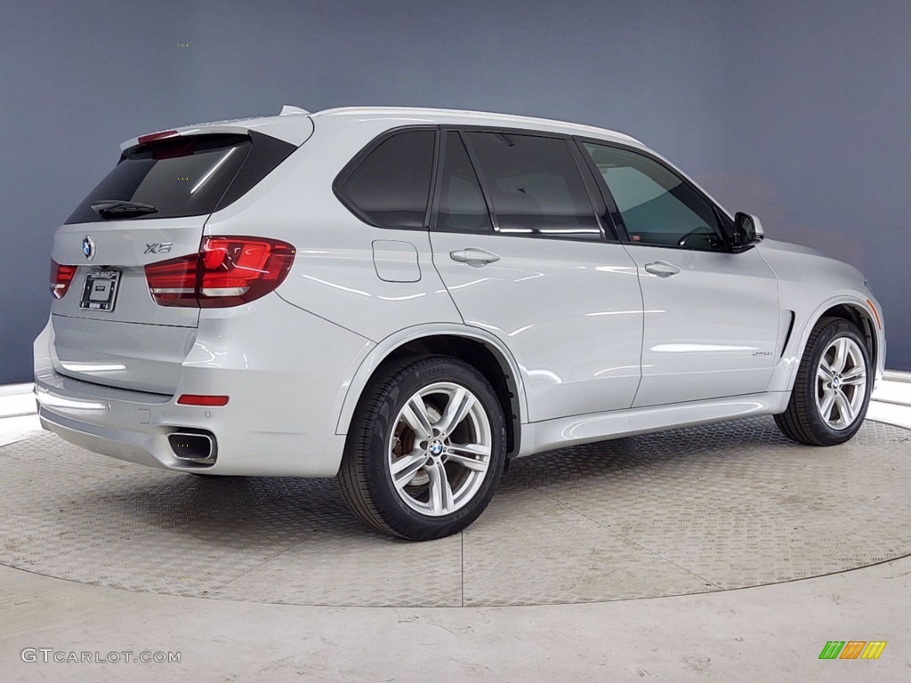 2018 X5 xDrive35d - Glacier Silver Metallic / Black photo #5