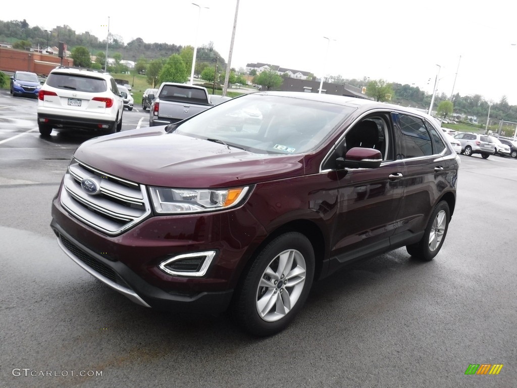 2017 Edge SEL AWD - Ruby Red Metallic / Ebony photo #6