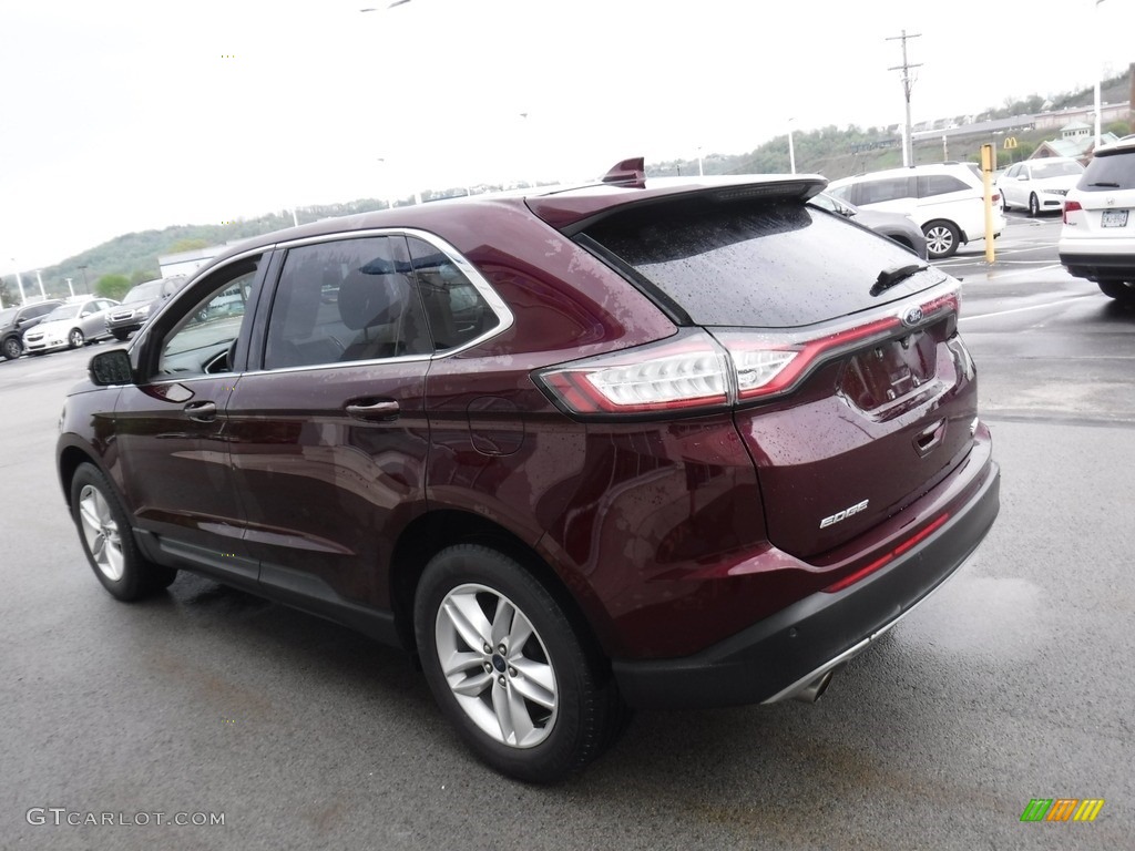 2017 Edge SEL AWD - Ruby Red Metallic / Ebony photo #9