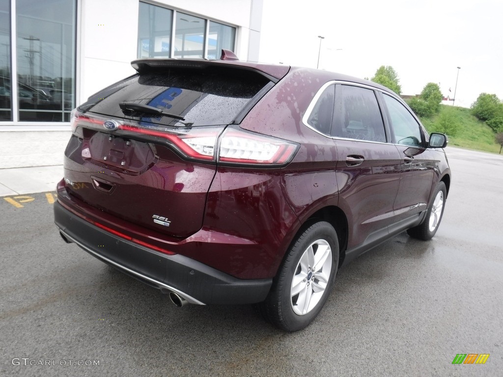 2017 Edge SEL AWD - Ruby Red Metallic / Ebony photo #11