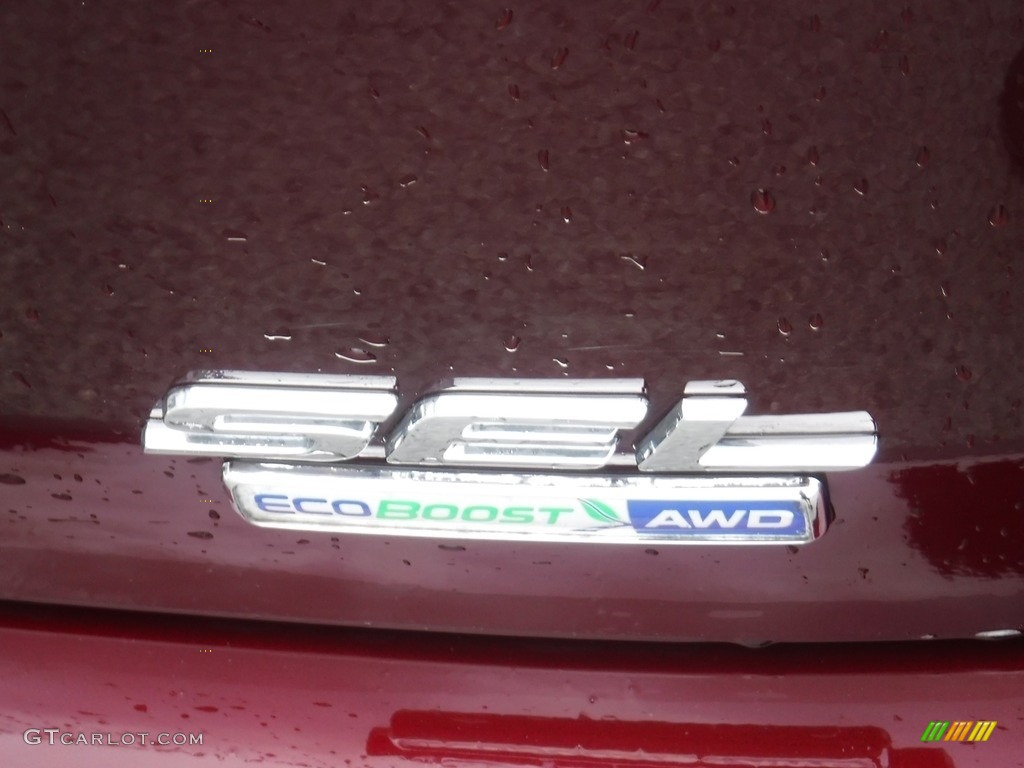 2017 Edge SEL AWD - Ruby Red Metallic / Ebony photo #12