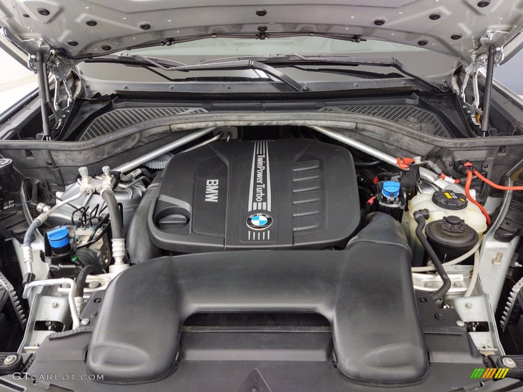 2018 X5 xDrive35d - Glacier Silver Metallic / Black photo #12