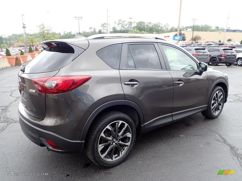 2016 CX-5 Grand Touring AWD - Titanium Flash Mica / Black photo #9