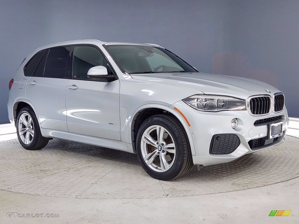 2018 X5 xDrive35d - Glacier Silver Metallic / Black photo #38