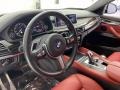 2019 BMW X6 Coral Red/Black Interior Interior Photo