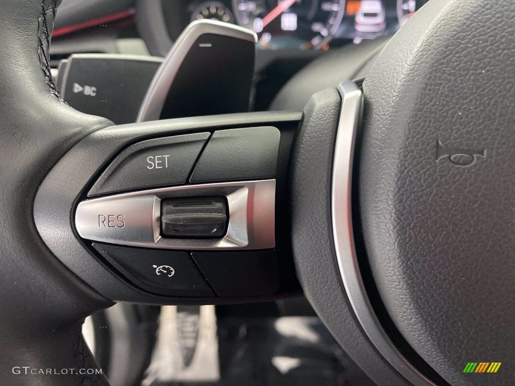 2019 BMW X6 sDrive35i Coral Red/Black Steering Wheel Photo #141876310