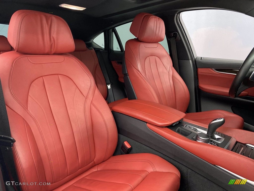 Coral Red/Black Interior 2019 BMW X6 sDrive35i Photo #141876604