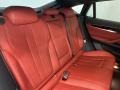 2019 BMW X6 Coral Red/Black Interior Rear Seat Photo