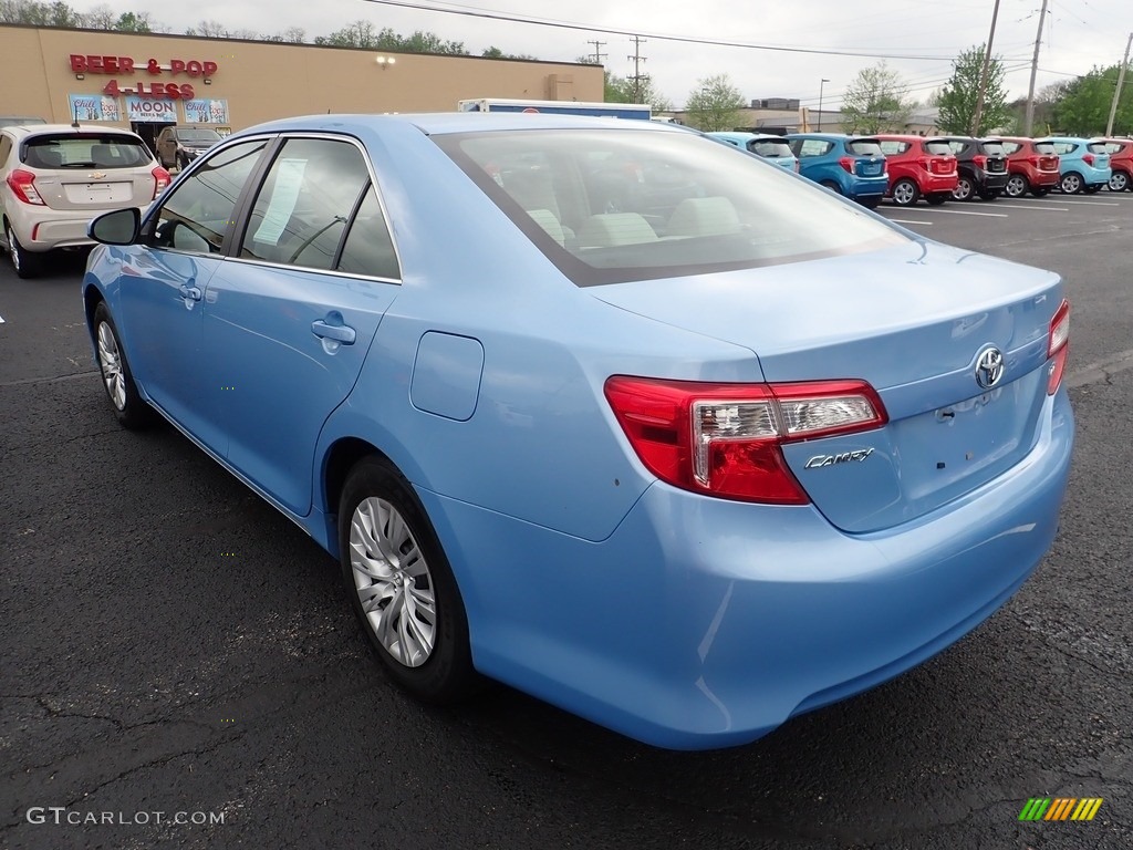 2013 Camry LE - Clearwater Blue Metallic / Ash photo #2