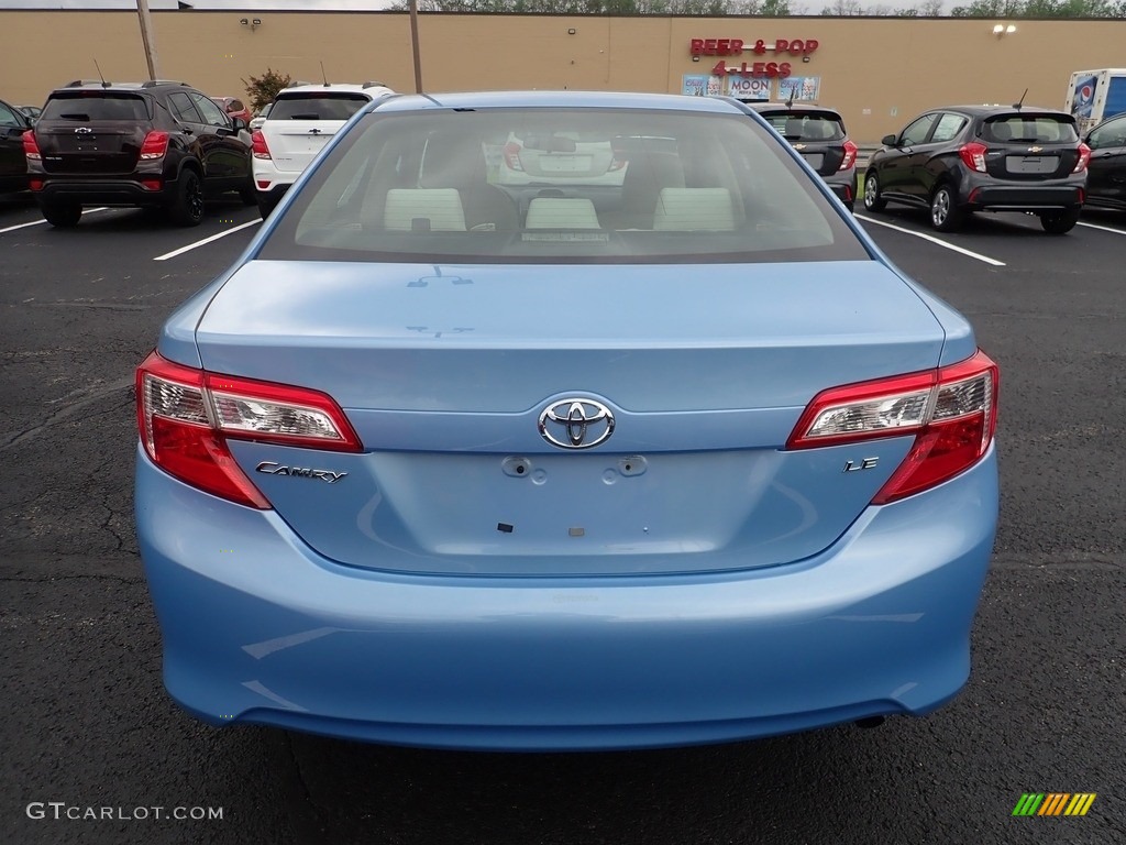 2013 Camry LE - Clearwater Blue Metallic / Ash photo #3
