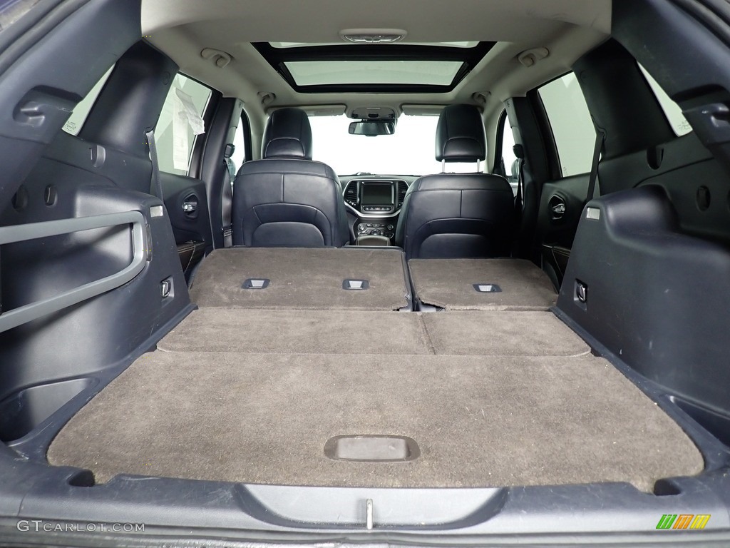2014 Cherokee Limited 4x4 - True Blue Pearl / Vesuvio - Jeep Brown/Indigo Blue photo #19