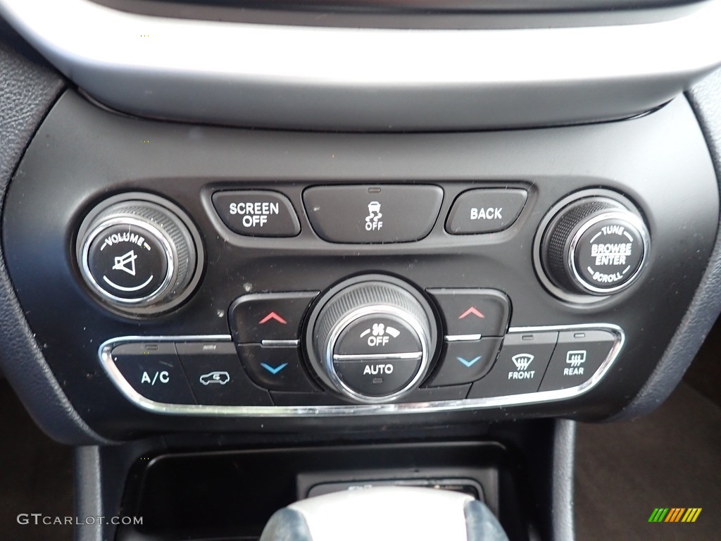 2014 Cherokee Limited 4x4 - True Blue Pearl / Vesuvio - Jeep Brown/Indigo Blue photo #32