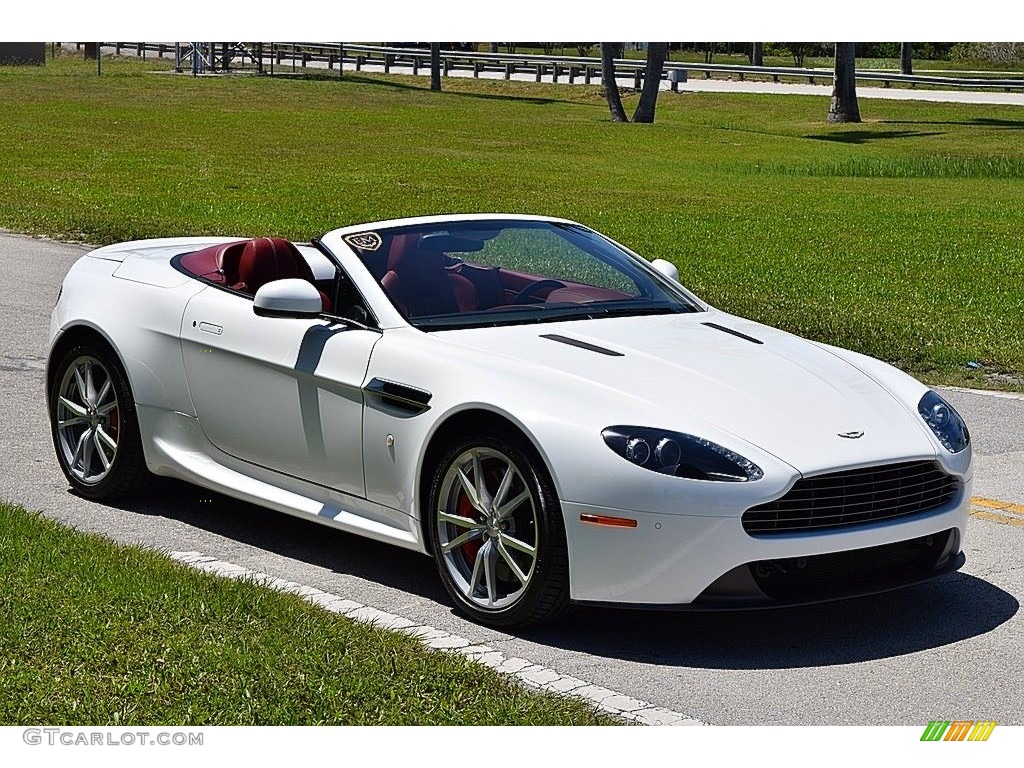 Stratus White 2012 Aston Martin V8 Vantage Roadster Exterior Photo #141880102