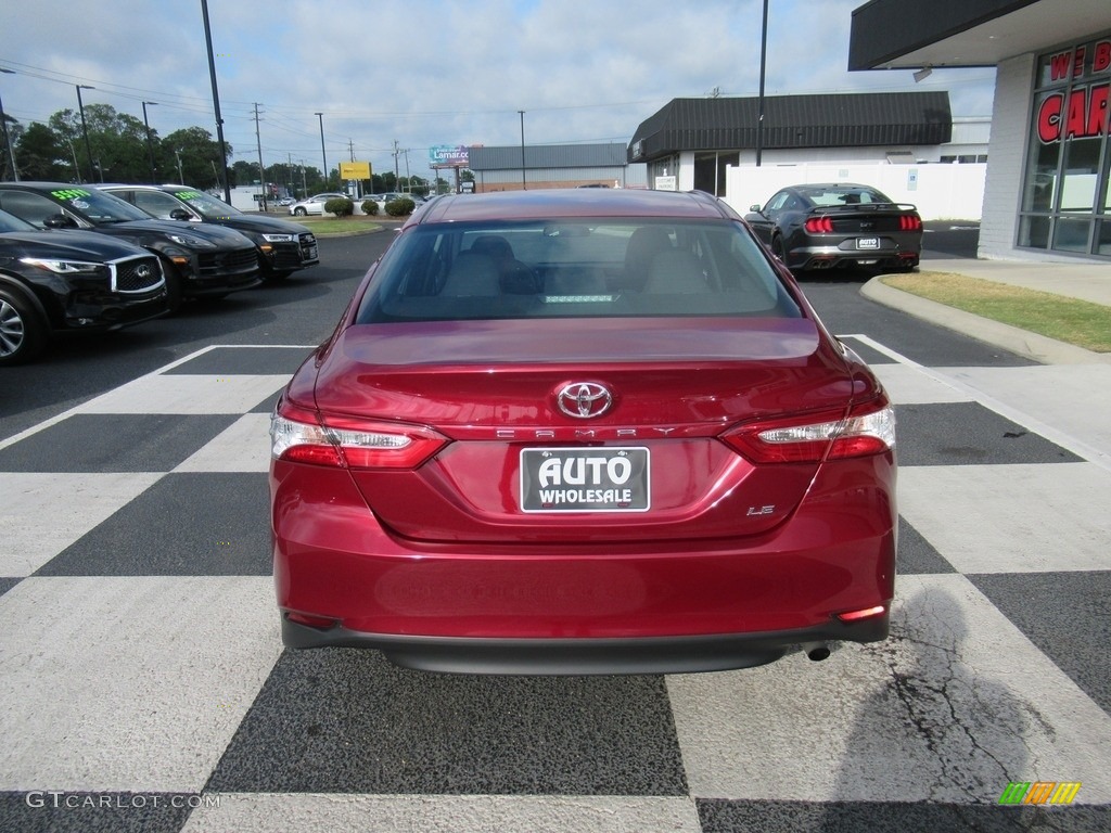 2018 Camry LE - Ruby Flare Pearl / Ash photo #4