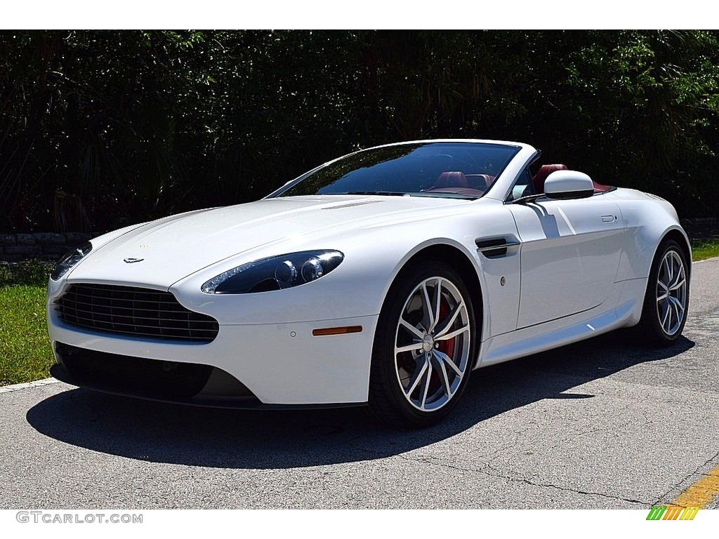 Stratus White 2012 Aston Martin V8 Vantage Roadster Exterior Photo #141880122